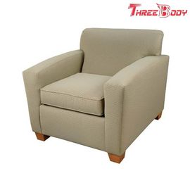 Sedia del bracciolo ricoperta svago moderno del sofà della mobilia dell'hotel del salone singolo