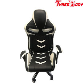 Porcellana Sedia in bianco e nero commerciale di gioco, sedia di scrittorio di corsa leggera di Seat fabbrica