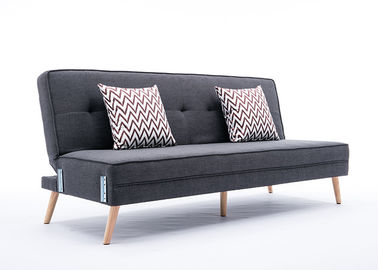 Porcellana Sofà contemporaneo costante del tessuto di Seater della mobilia due della camera da letto nel colore grigio nero fabbrica