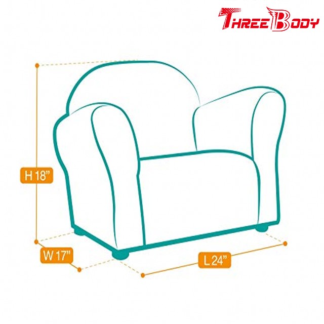 La sedia moderna del sofà del bambino di Brown, contemporaneo della sedia della camera da letto dei ragazzi scherza la mobilia