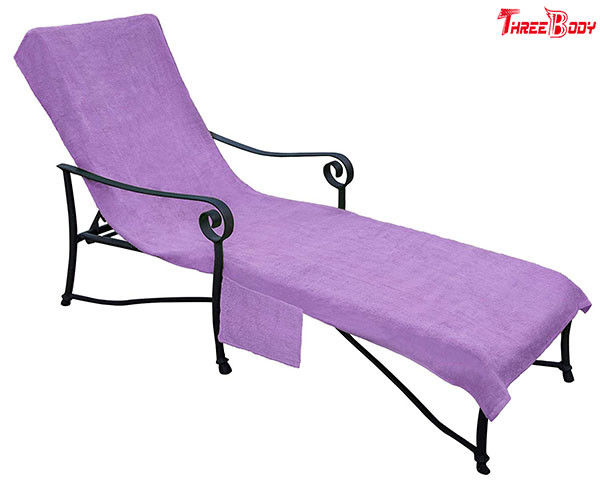 Chaise longue all'aperto della mobilia dello stagno porpora, sedie di salotto esterne di progettazione ergonomica