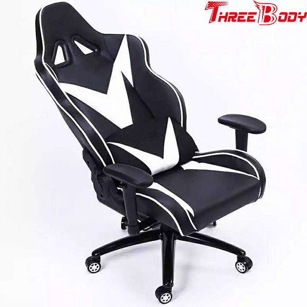 Sistema di appoggio lombare nero e blu di Seat della sedia di corsa ergonomica di gioco