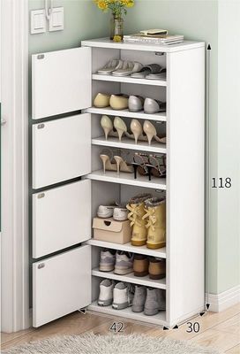 Armadio per scarpe da ingresso a domicilio a prova di polvere a più strati di grande capacità