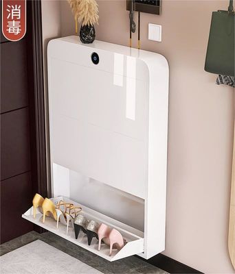 2024 Nuovo disinfettante intelligente sterilizzazione ultra-sottile larghezza 15 cm Acciaio scarpe di stoccaggio armadio per l'ingresso della casa, corridoio
